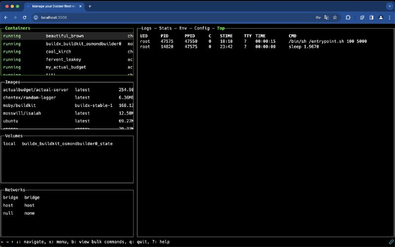 自托管的Web版Docker资源管理工具，轻松管理远程服务器上的Docker资源，具备丰富的功能和灵活的部署选项Isaiah | #工具自托管的Web版Docker资源管理工具，轻松管理远程服务器上的Docker资源，具备丰富的功能和灵活的部署选项Isaiah | #工具