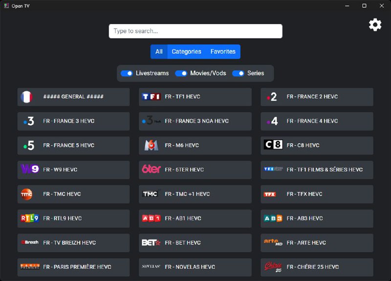 #软件 #开源 #IPTV📺 Open TV - 快速、简单强大的 IPTV 应用▎软件平台