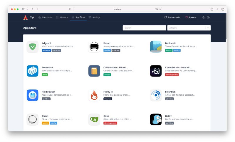 #GitHub #工具🏠 Runtipi - 开源个人家庭服务器管理工具▎项目功能