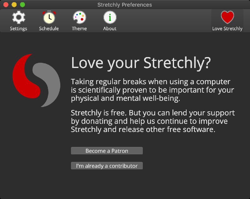 #软件 #工具 #开源⏲ Stretchly - 跨平台电脑使用休息提醒工具▎软件平台